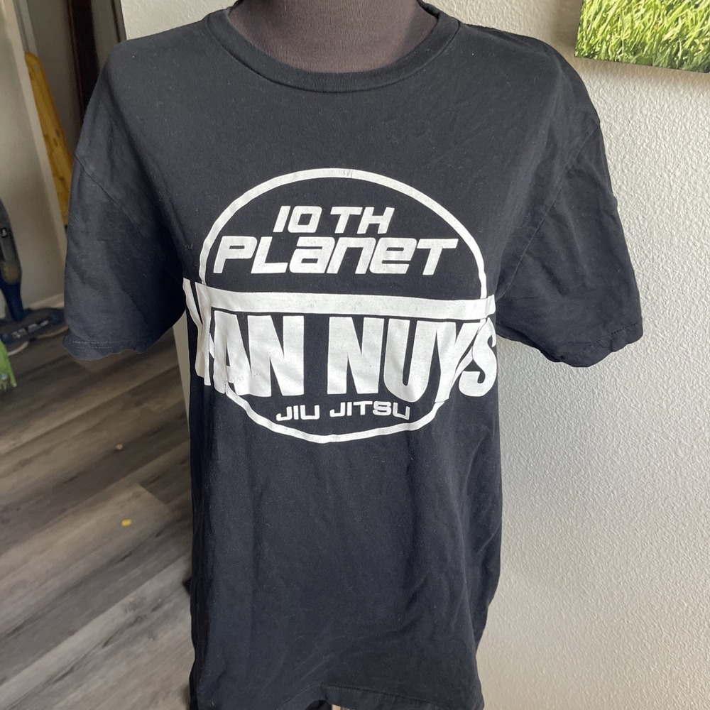 Cotton Heritage 10th Planet Van Nuys Jiu Jitsu Men Size M Black